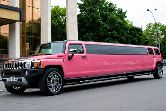 Coalville Pink Hummer Limo